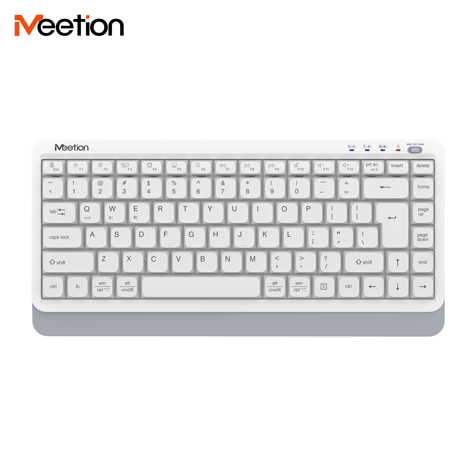 Bàn phím văn phòng có dây Meetion K410 Slim 96 phím chống ồn keycap UV