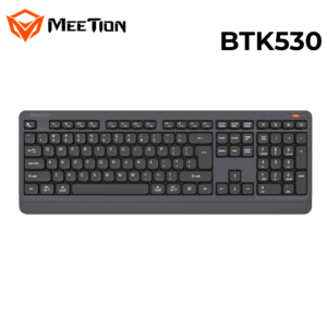 Bàn phím không dây Meetion BTK530 Full-Size 108/109 phím Bluetooth + 2.4G pin sạc