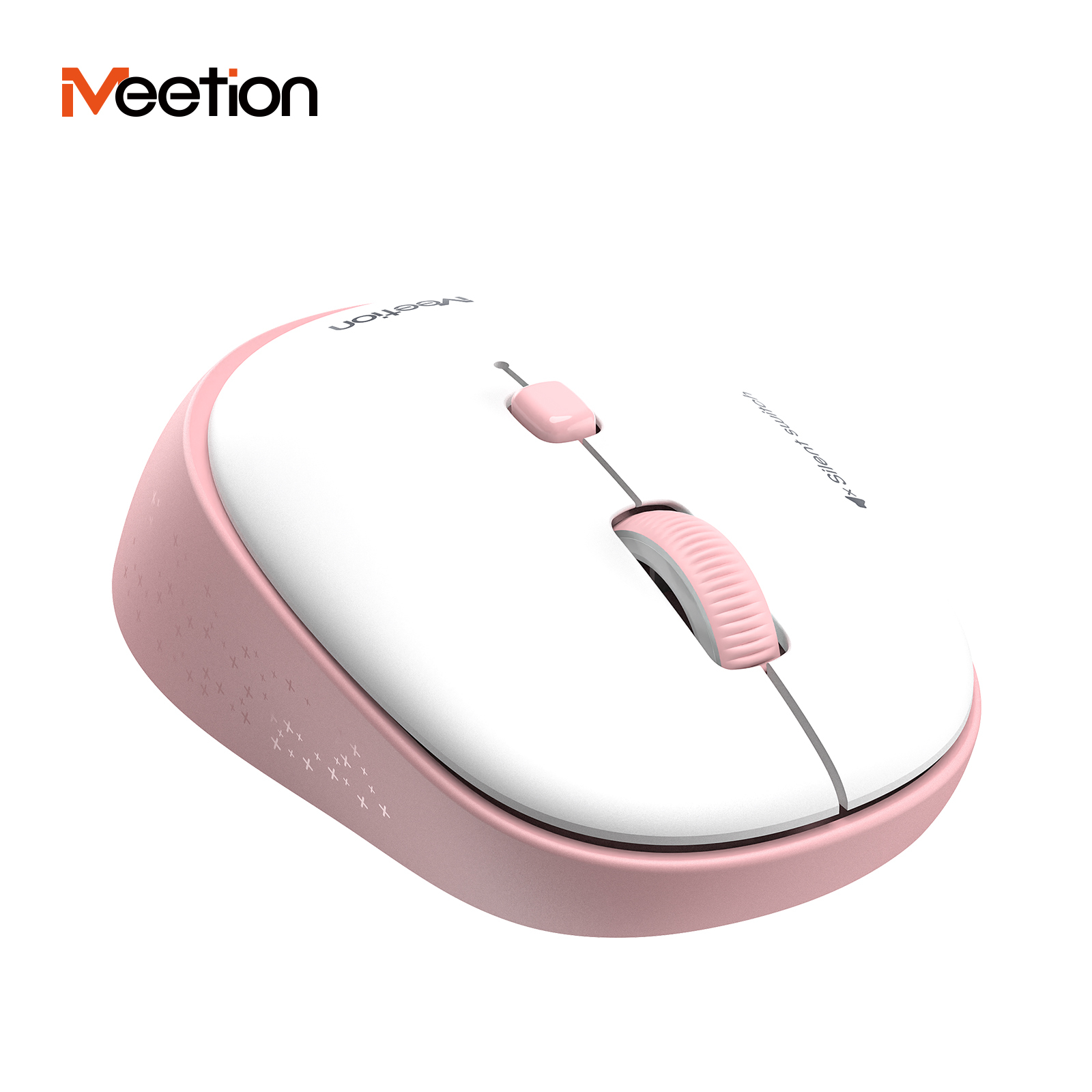 Chuột không dây Meetion R571 chống ồn kết nối USB 2.4GHz thiết kế công thái học sử dụng pin AA